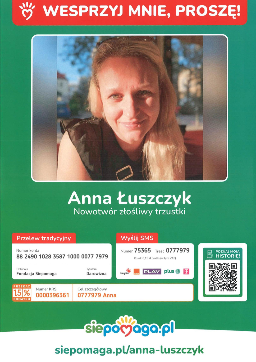 Zbiórka charytatywna Fundacji Siepomaga