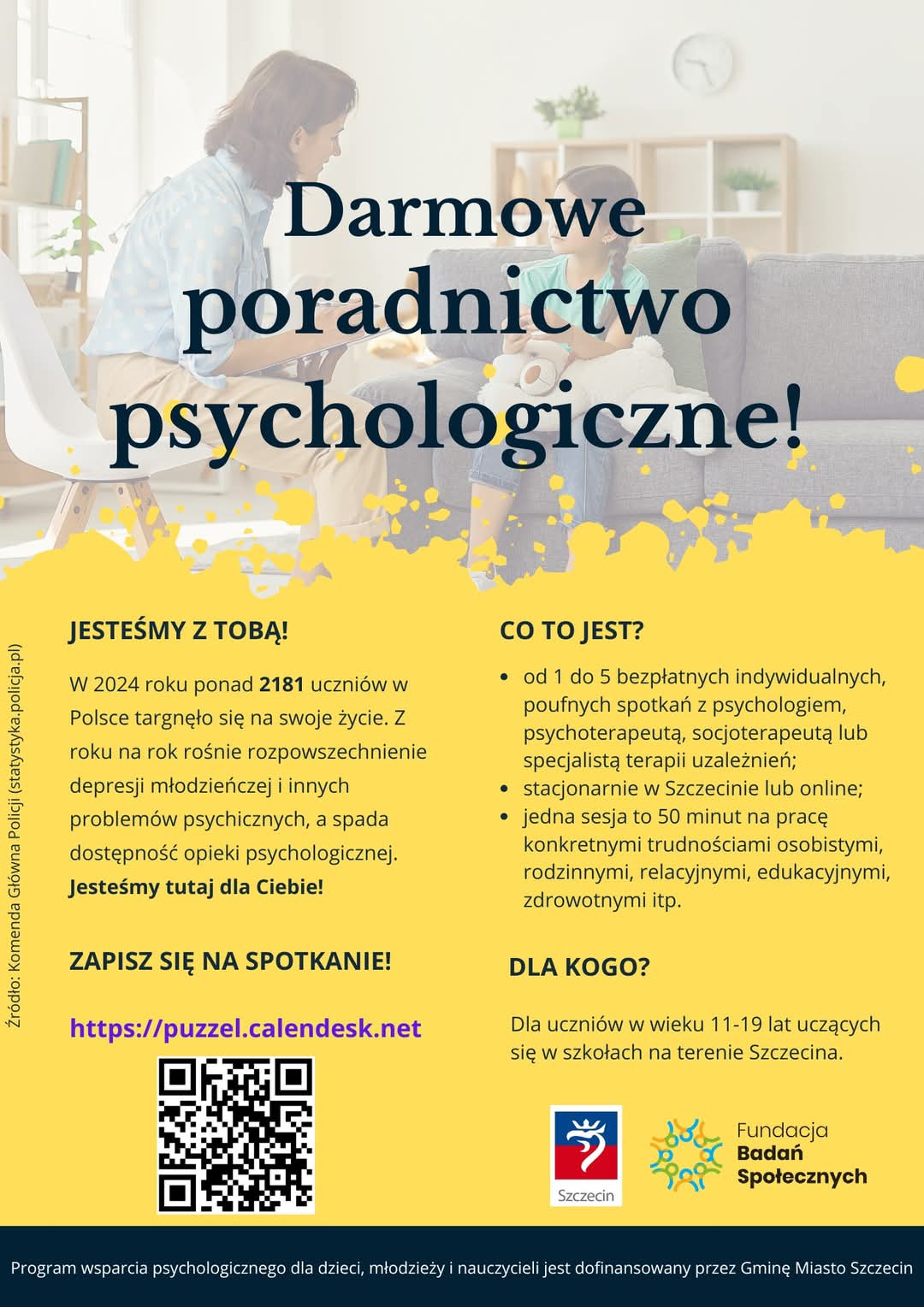Darmowe poradnictwo psychologiczne