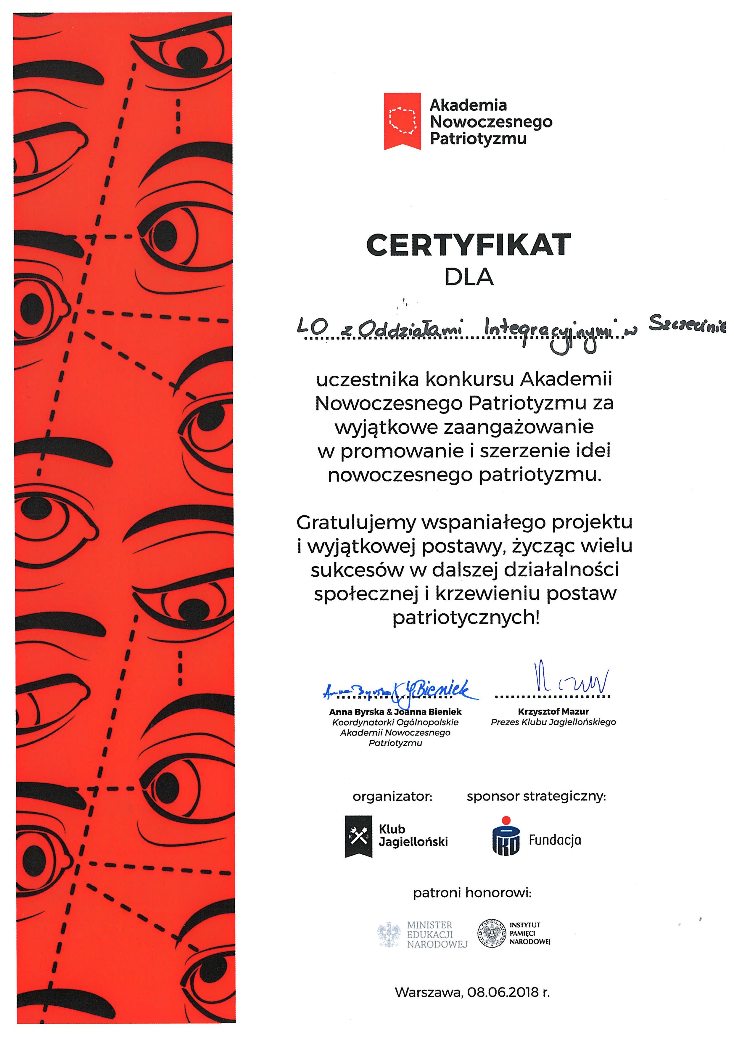 akademia nowoczesnego patriotyzmu